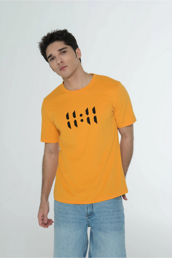 ROUND NECK LOGO PRINT COTTON TSHIRT