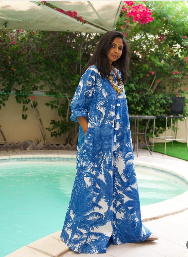 KIMAYA BLUE KAFTAN
