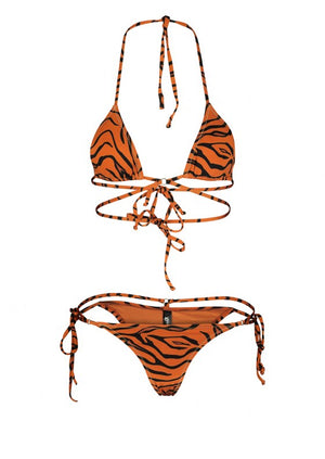 Goldie tiger print bikini set