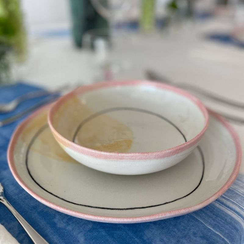Watercolor Soup Bowl