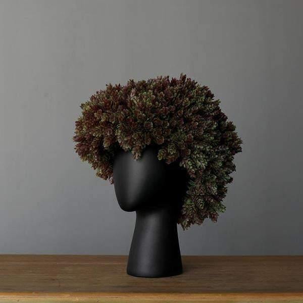 HEAD SHAPE FLOWER VASE