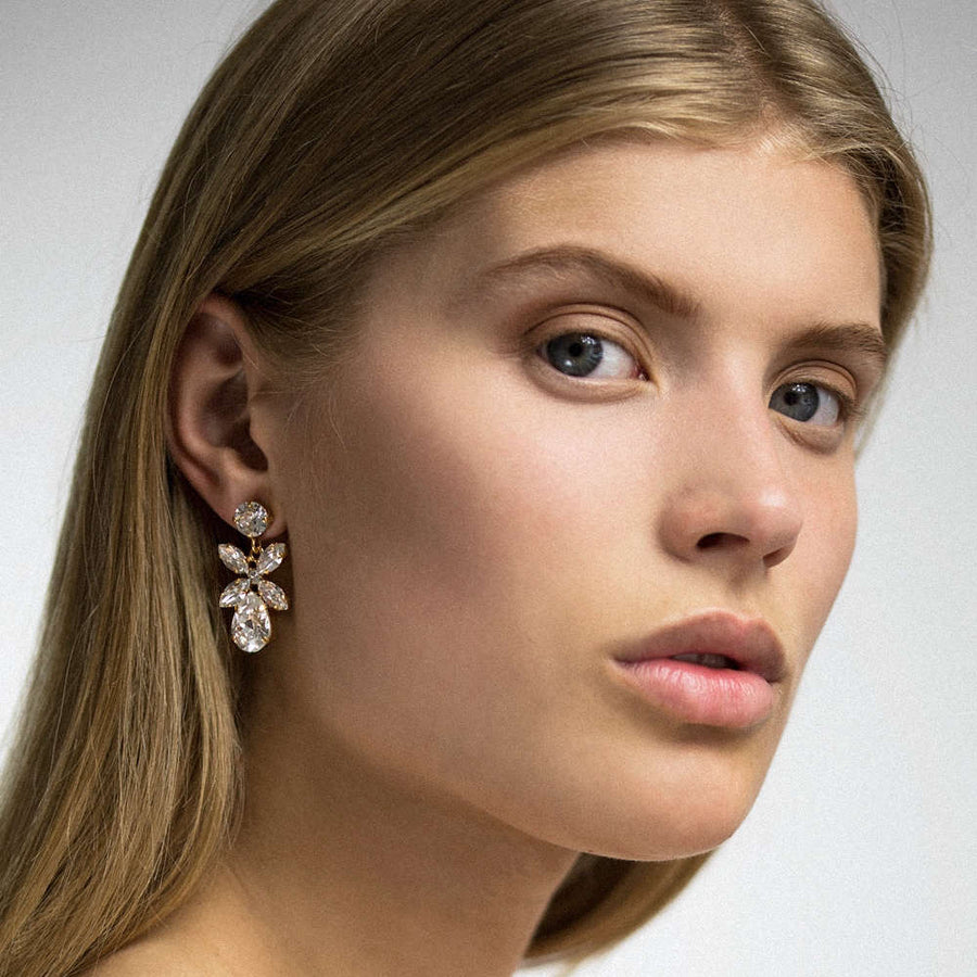 MINI DIONE EARRINGS/ CRYSTAL