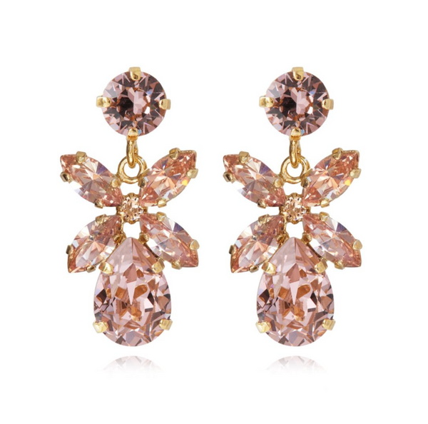 MINI DIONE EARRINGS/ VINTAGE ROSE