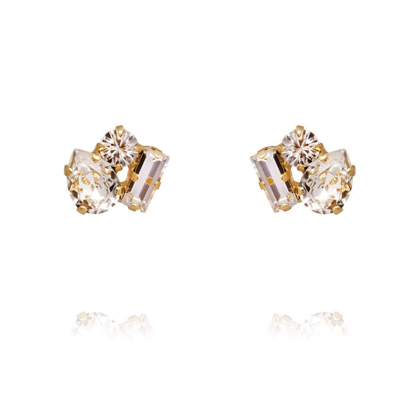 ISA STUD EARRINGS/CRYSTAL