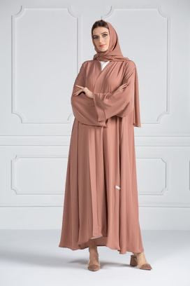 COLORED ABAYA ORDERS - Dusty Coral (AM8)