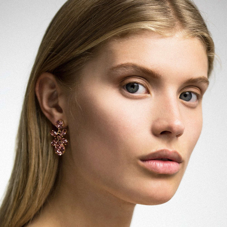 MINI DIONE EARRINGS/ VINTAGE ROSE