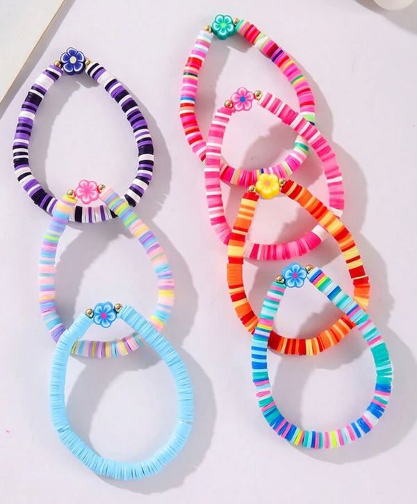 Floral Beaded Bracelet