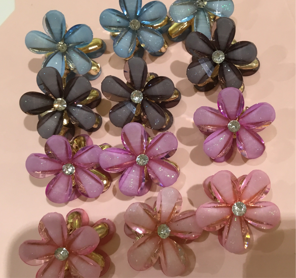 Mixed Color Small Hair Clip set of 3
