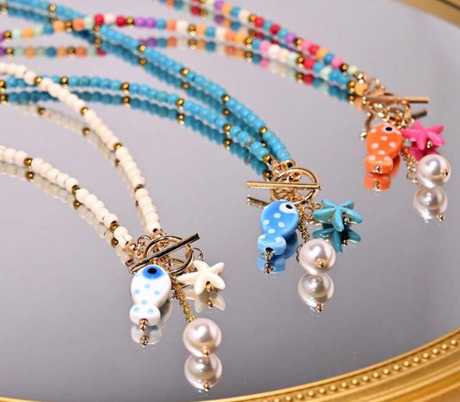 Sea Inspired Charming Pendant Necklace