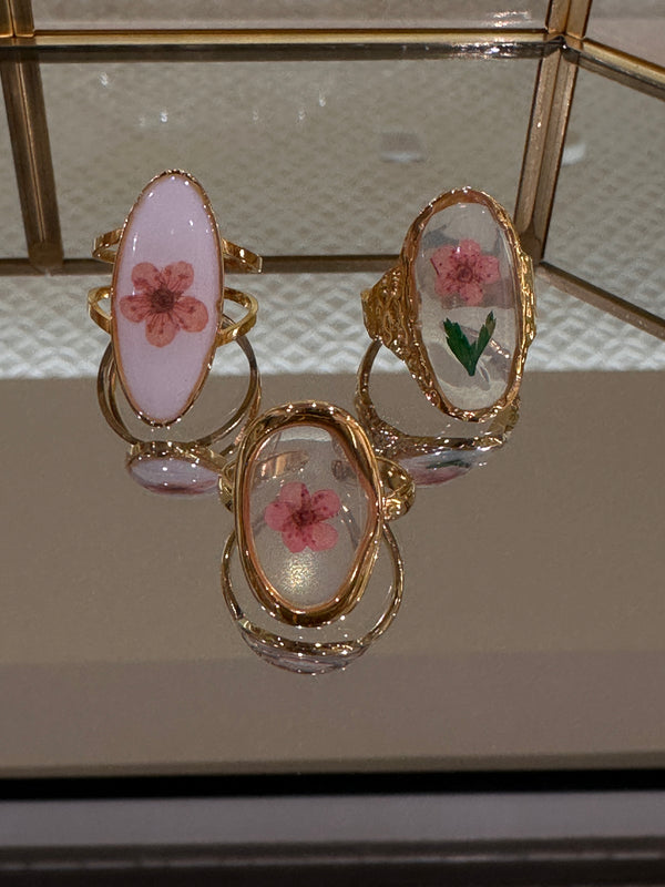 Flower Design stainless Steel Ring
