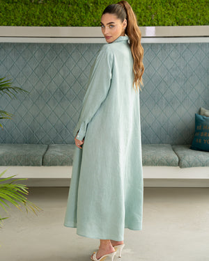 BEYOU UNDER THE SEA MINT SHIRT DRESS