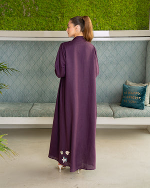 BEYOU UNDER THE SEA PURPLE ABAYA