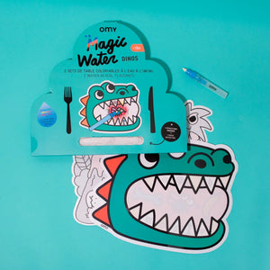 MAGIC WATER PLACEMAT-DINO