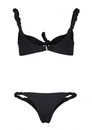 Luca black bikini set