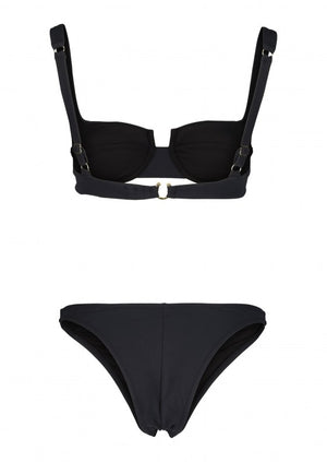 Brigette black bikini set
