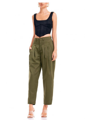 Green Slouchy Trousers
