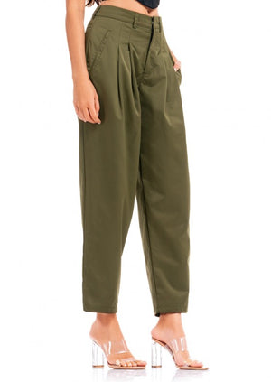 Green Slouchy Trousers