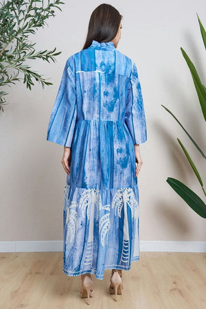 Blue  Maxi Dress -FP-14674