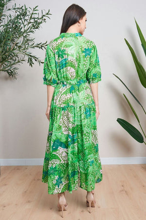 Green Maxi Dress -FP-14678