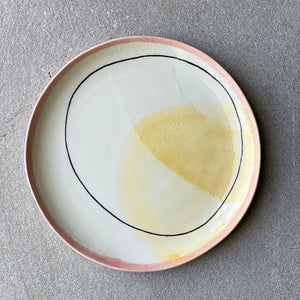 Watercolor Dinner Plate