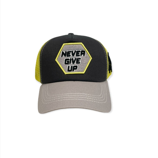 NEVER GIVE UP HEAD CAP