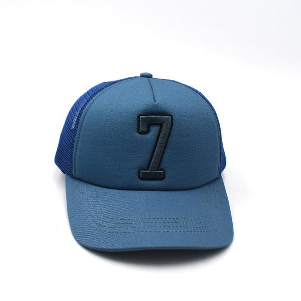 7 BLUE HEAD CAP