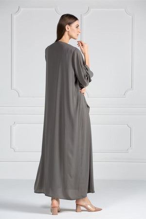 COLORED ABAYA ORDERS - Concrete (AM17)