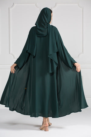 COLORED ABAYA ORDERS - FOREST (AM5)