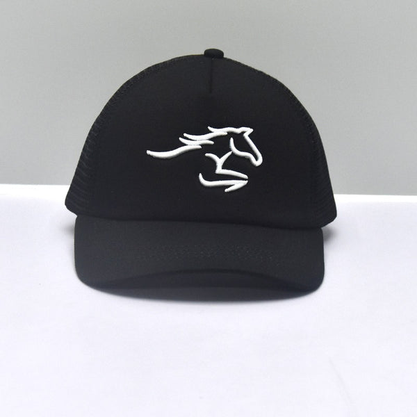 HORSE DARK BLACK HEAD CAP