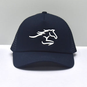 HORSE DARK BLUE HEAD CAP