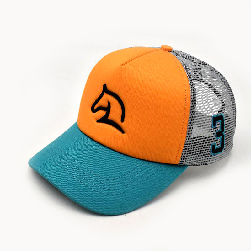 HORSE ORANGE/ GREEN HEAD CAP