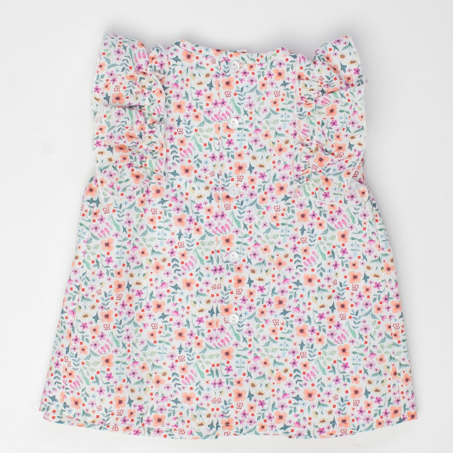 Smocked Floral Dress and Bloomer