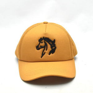 HORSE BROWN FULL FABRIC HEAD CAP