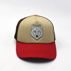 WOLF BROWN RED HEAD CAP