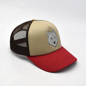 WOLF BROWN RED HEAD CAP
