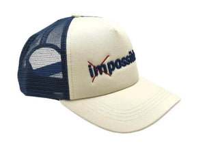IMPOSSIBLE BEIGE/BLUE HEAD CAP