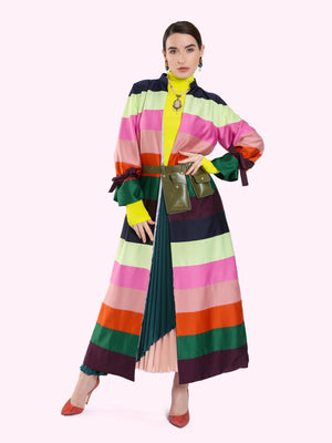 QUILTED FABRIC MULTICOLOR JACKET
