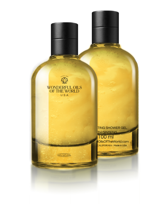Exfoliating Shower and Bath Gel with Ginseng